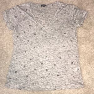 Rails heather gray nebula v-neck tee (size XS).